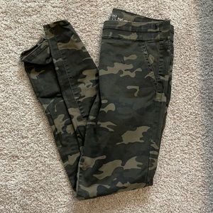 Camo pull-on jeans